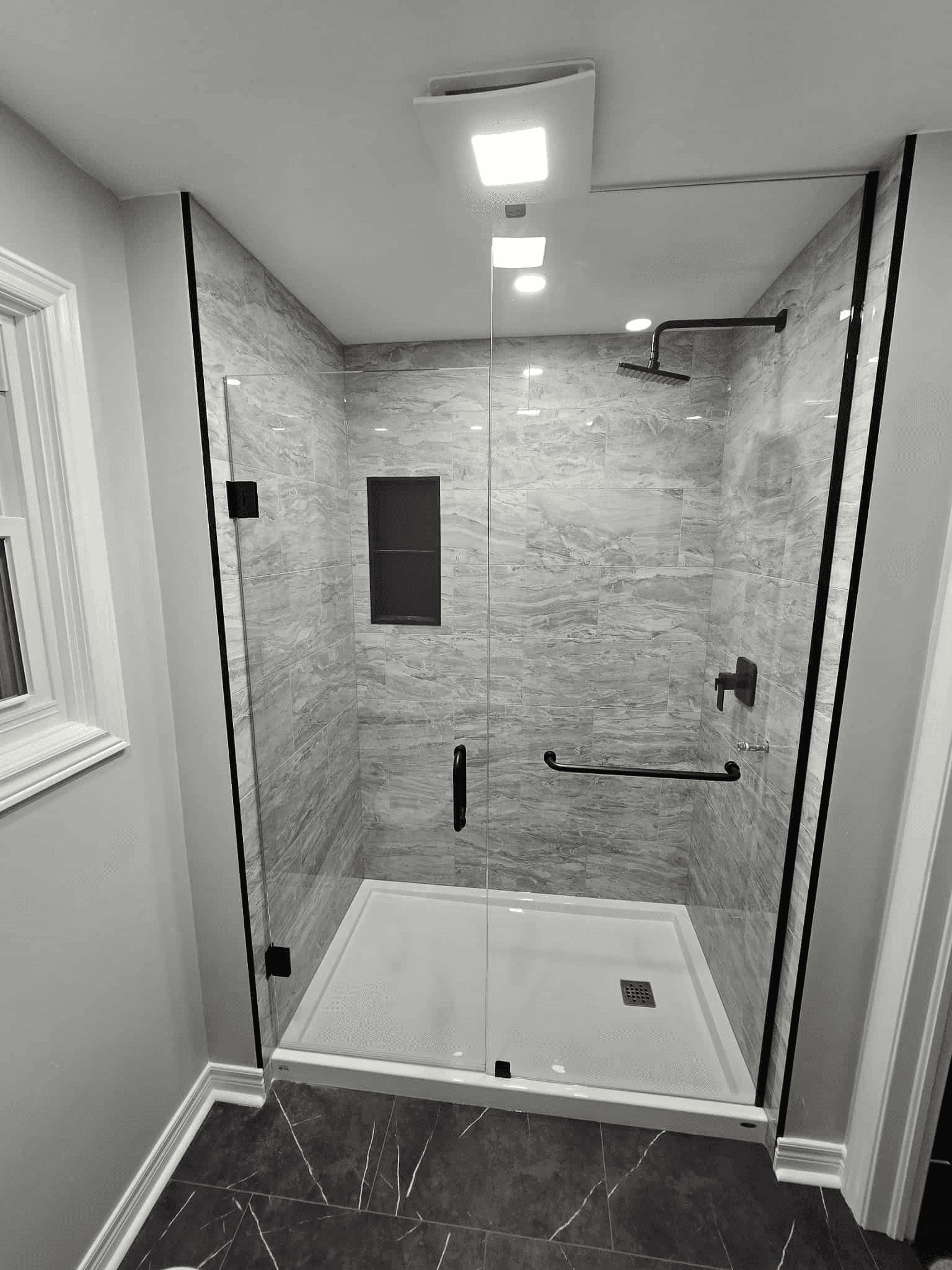 Glass installation example 1